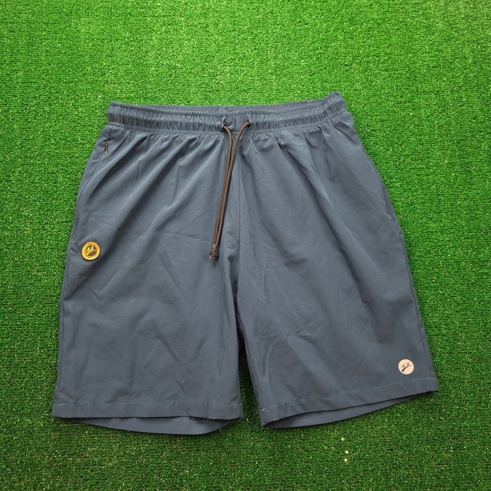 Baleaf 2-in-1 Running Shorts Mens Medium Navy Blue Athletic Gym Activewear